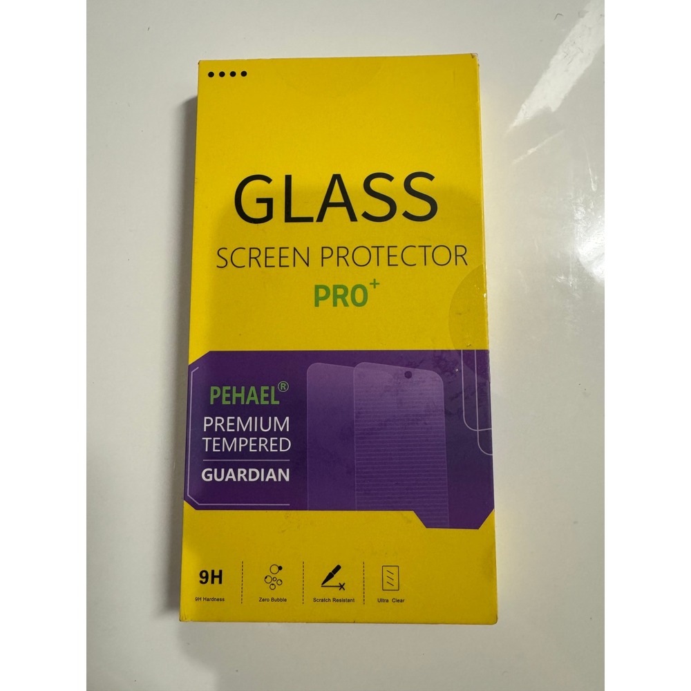 PEHAEL Premium Tempered Glass Screen Protector Pro+ 9H Hardness Ultra Clear